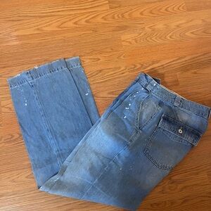 Free People Light Blue Relaxed Jeans